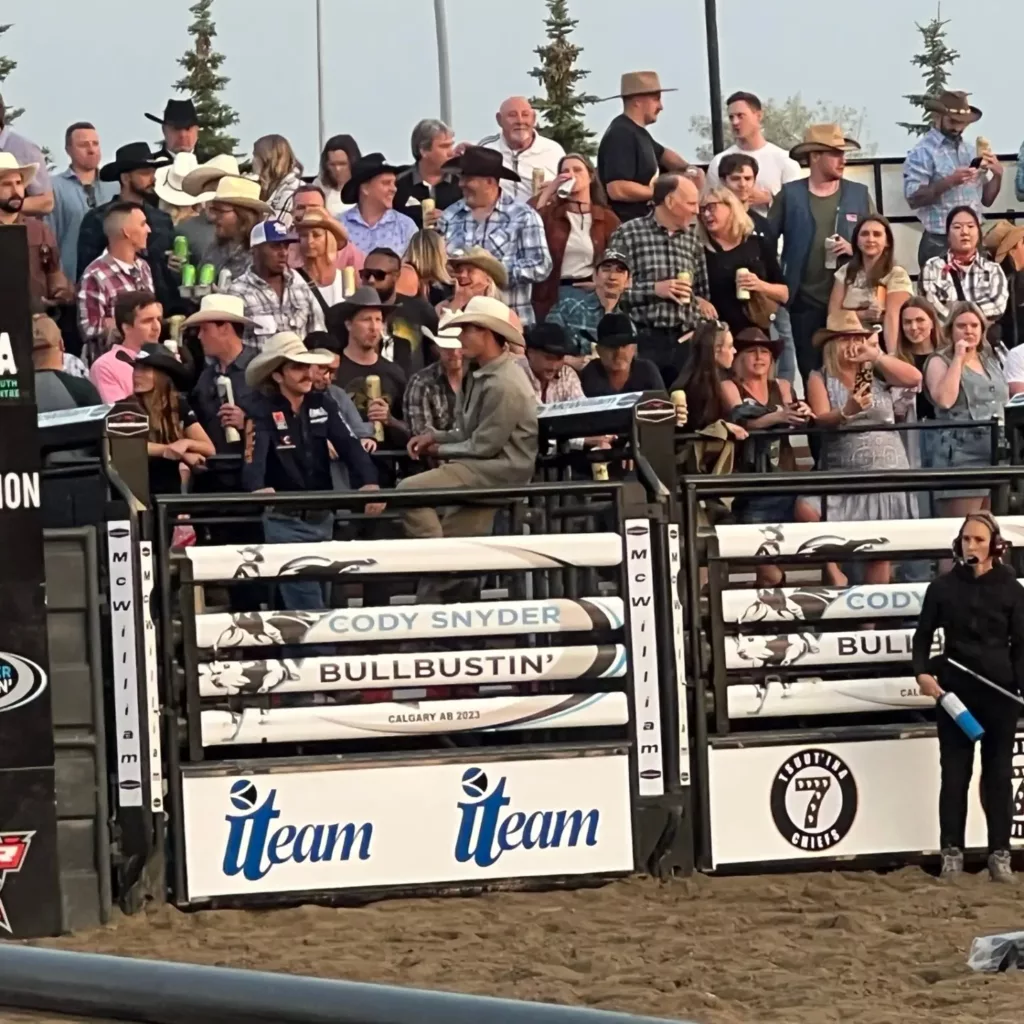 The ITeam section at Cody Snyder Bullbustin’ 