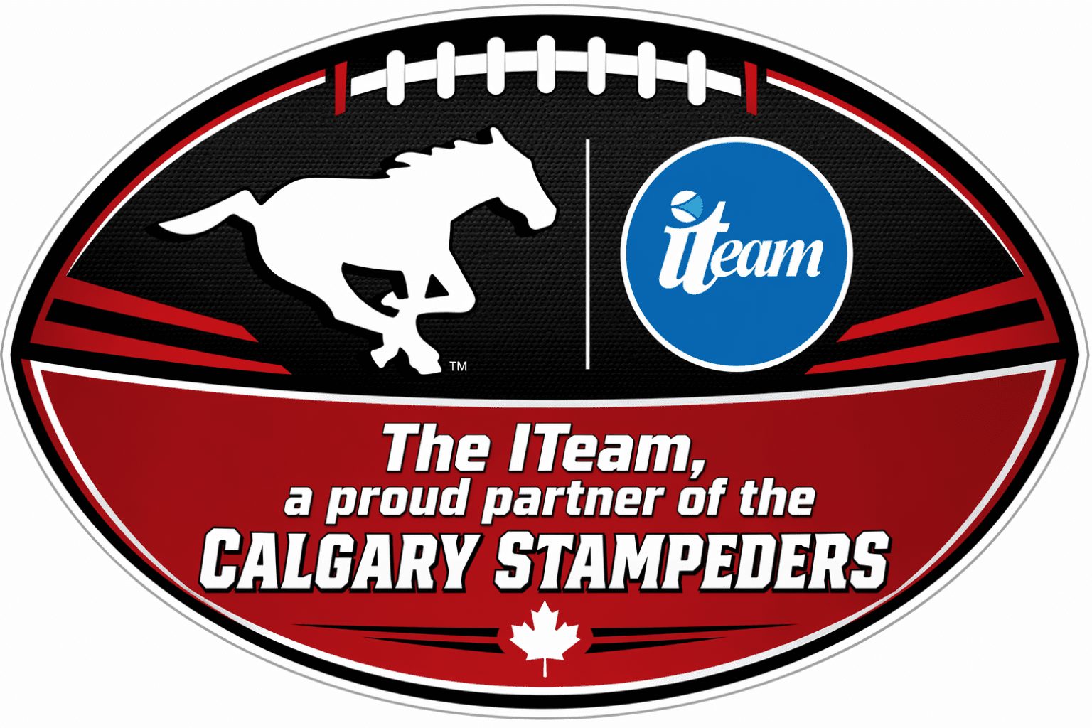 ITeam and Stamps Badge The ITeam partners with Calgary Stampeders